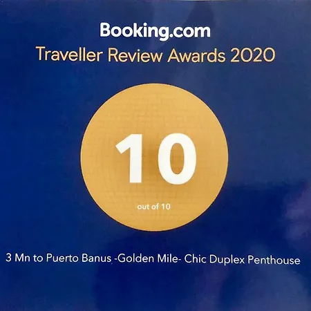 아파트 Ab - Chic Duplex Penthouse - Puerto Banus - Golden Mile- Naranjos *